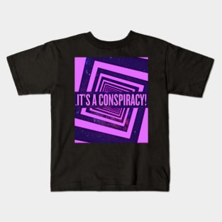 Season four It's A Conspiracy podcast Kids T-Shirt